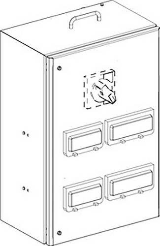 Schneider Electric KSB250SM428 KS Abgangskasten leer 3L+N+PE mit 28 Teilungseinheiten - Bild 1