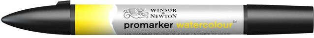 Winsor & Newton Promarker Aquarellmarker mit Brush-Spitze in Cadmium Yellow Pale Hue für Profis - Bild 1