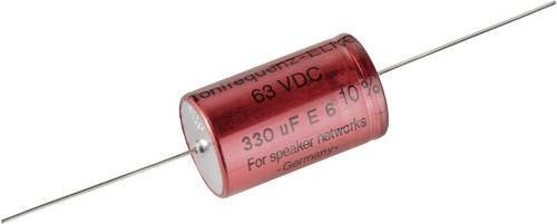 Visaton 5394 Lautsprecher-Kondensator 330 µF in Rot - Bild 1