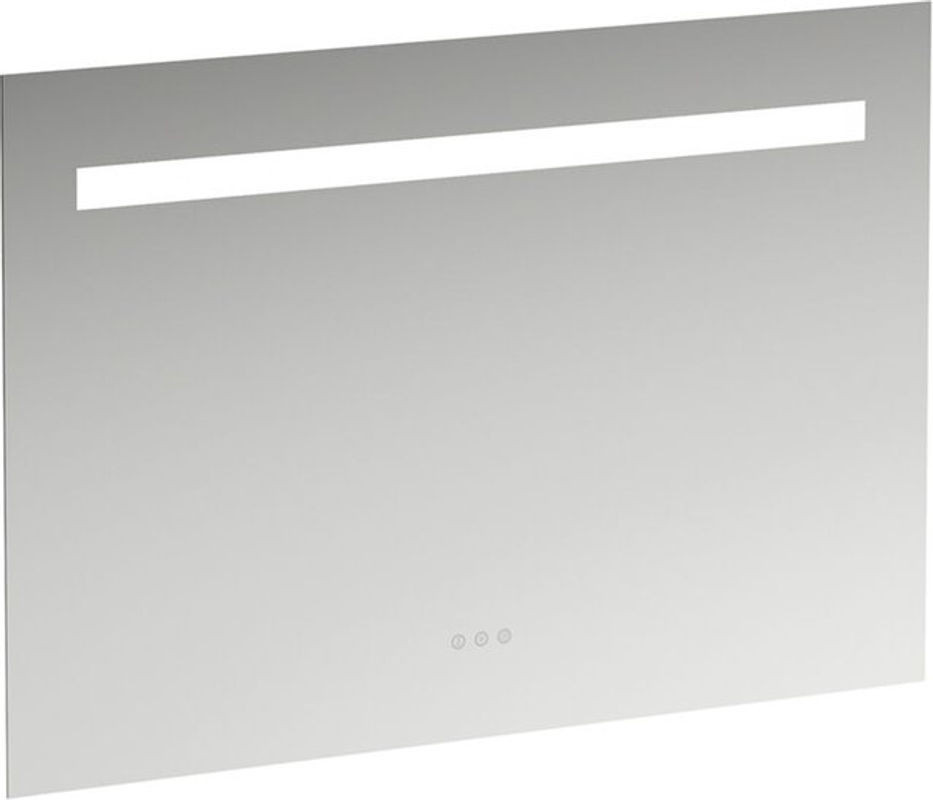 Laufen Leelo Wandspiegel mit LED-Beleuchtung Rechteckig Weiß B: 100 cm, H: 70 cm, T: 3.8 cm - Bild 1