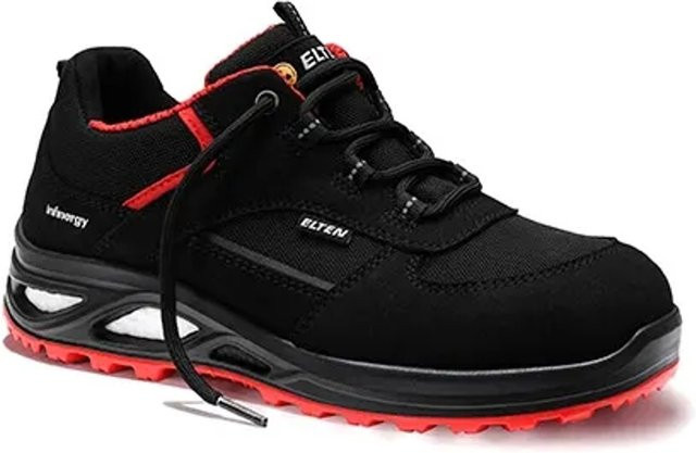 Elten Damen Sicherheitshalbschuh Hannah XXTL Low ESD S3 in Schwarz-Rot, Größe 40 - Bild 1