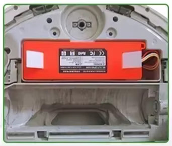 Original Roborock Ersatzakku 14,4 V 12800 mAh für S6 S7 MaxV Q5 Q7 MAX Roboter-Staubsauger in Orange - Bild 3