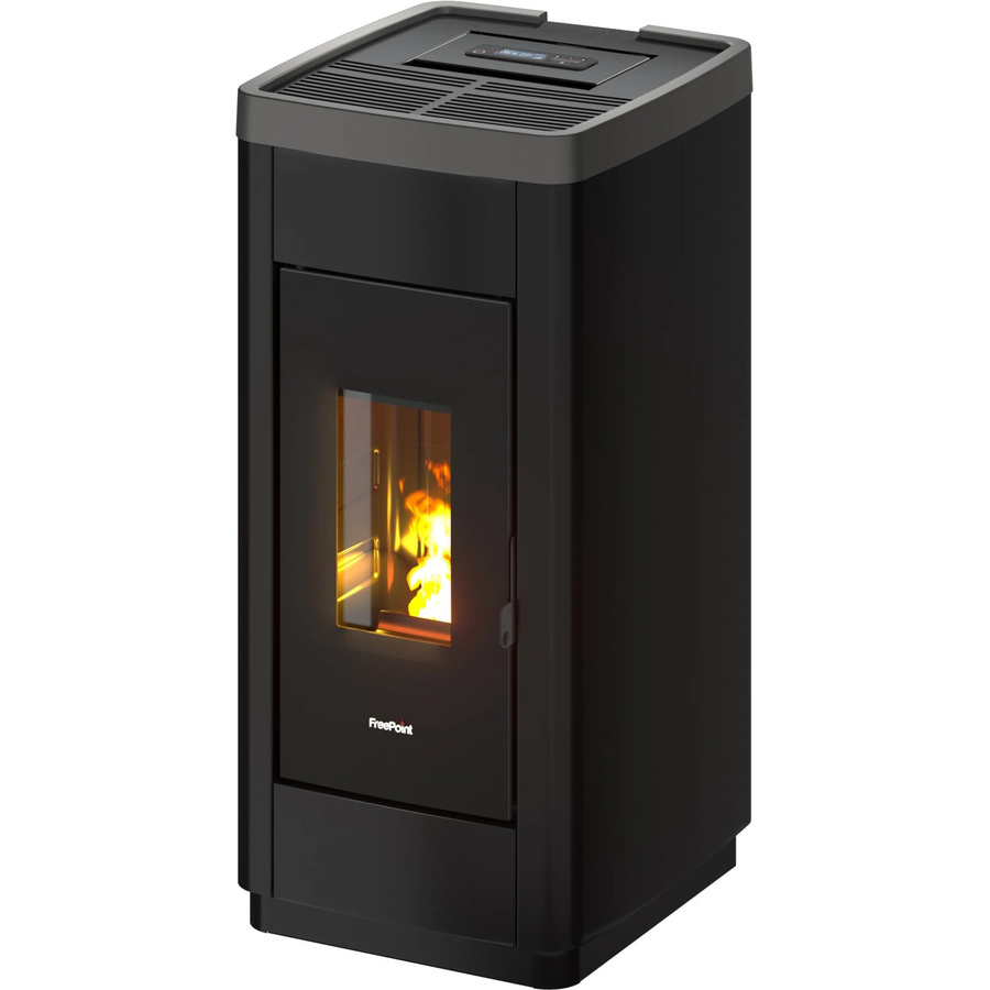 Freepoint Pelletofen Life 9 in Schwarz mit 8,5 kW Leistung und WiFi-Funktion - Bild 2