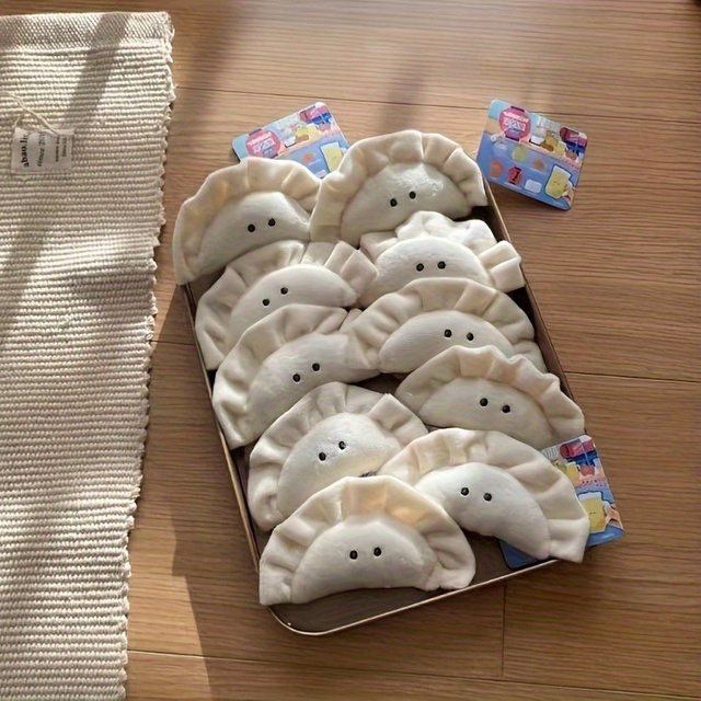 Cartoon Squishy Plüsch Knödel, Plüschtier, Weiß - Bild 1