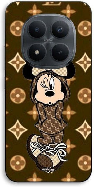 MANIACASE Handyhülle für Xiaomi Redmi Note 15 Pro Plus 5G aus Silikon TPU mit Minnie Disney Motiv in Schwarz - Bild 1