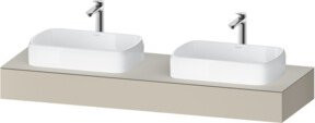 Duravit Konsole Qatego in Weiß, B/T/H: 160 x 55 x 17 cm - Bild 1