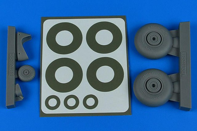 Aires Hobby Models Dornier Do 215 Wheels & Paint Masks, Zubehör, 1:48 - Bild 1