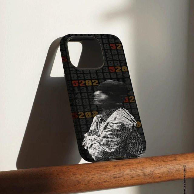Rapper D-Duki 5202 Handyhülle für iPhone 17 16 15 14 13 12 Pro Max Plus in Schwarz und Weiß mit glänzender HD-Doppelschicht-Flüssighartschale - Bild 1