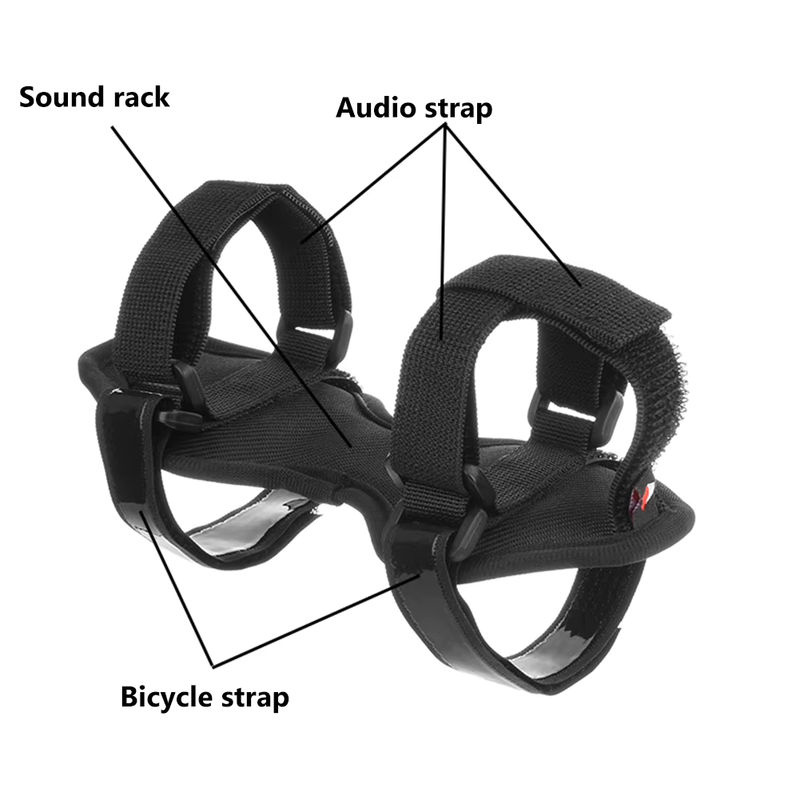 JBL Sound Box Halterung mit verstellbarem Riemen für Bluetooth Lautsprecher, Farbe: Schwarz, Durchmesser: 1,5-3,5 Zoll - Bild 5