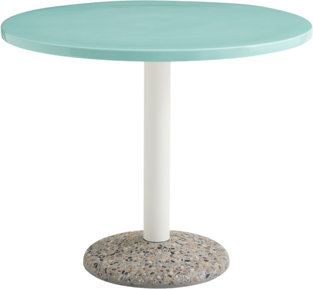 HAY Ceramic Outdoor Tisch in Turquoise aus Porzellan - Bild 1