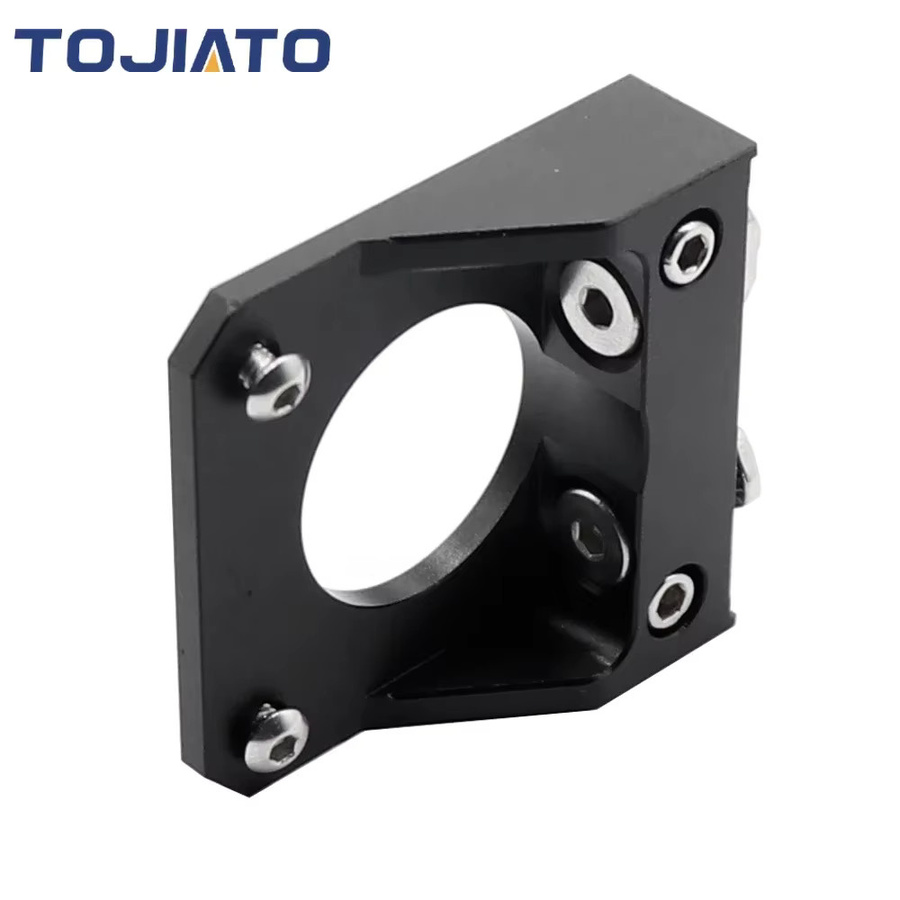 Tojiato NEMA 17 Schrittmotor-Halterung für 3D-Drucker Z-Achsen-Upgrade L-Halterung aus Aluminium in Schwarz - Bild 1