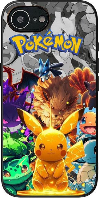 Handyhülle mit Espeon, Umbreon und Pikachu Design für Apple iPhone Modelle in Multicolour - Bild 1