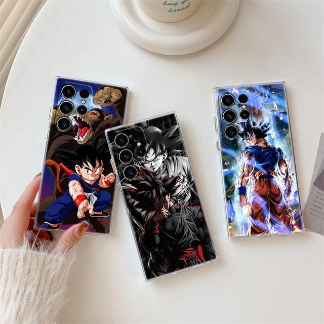 Goku Black Dragons B-Ball S26 Ultra Handyhülle für Samsung Galaxy S26 S25 S24 S23 S22 S21 S20 Plus FE 5G Coque Transparent Multicolour - Bild 1