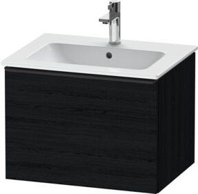 Duravit Waschtischunterschrank D-Neo wandhängend, Farbe Schwarz/Weiß, B: 61,0 cm, T: 46,2 cm, H: 44,0 cm - Bild 1