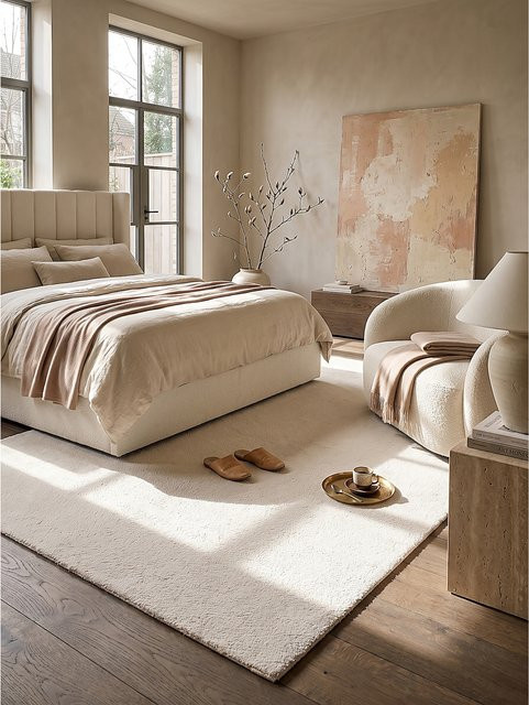 Antirutsch Teppich Kadima Design von ALDAN in Creme, B/T: 200 x 280 cm - Bild 1