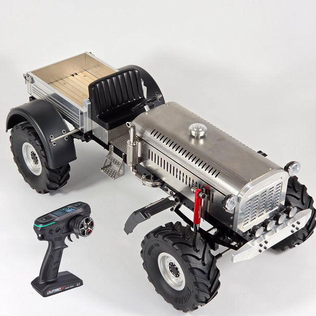 JUWUBA Metal RC Tractor, Off-Road Crawler, 1:14, Metall, Grau - Bild 1