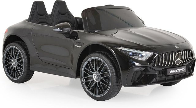 Moni Mercedes-Benz Elektroauto Zweisitzer mit Fernbedienung Bluetooth schwarz - Bild 1