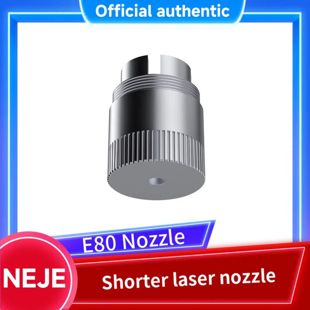NEJE E80 Laserdüsenwerkzeug in Silber für effizientes Gravieren von Holz, Acryl und Leder - Bild 1