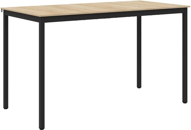 vidaXL Esstisch modern in Sonoma Eiche, rechteckig, B/T/H: 105 x 90 x 90 cm - Bild 1