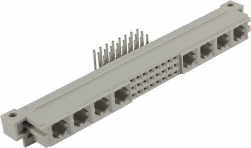 Harting Federleiste 09732246801 aus Messing in Grau mit 3 Reihen - Bild 1