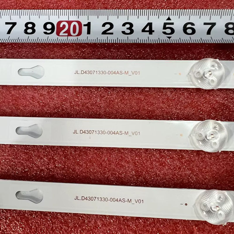 LED Hintergrundbeleuchtung Streifen mit 7 LEDs für Panasonic TV Modelle MI L43M5-5ASP, TC-43FS500X, TV43D07-ZC22AG-05, LT-43T510F, LVF430TVDX, 4C-LB430T-HRC und XR3 - Bild 3