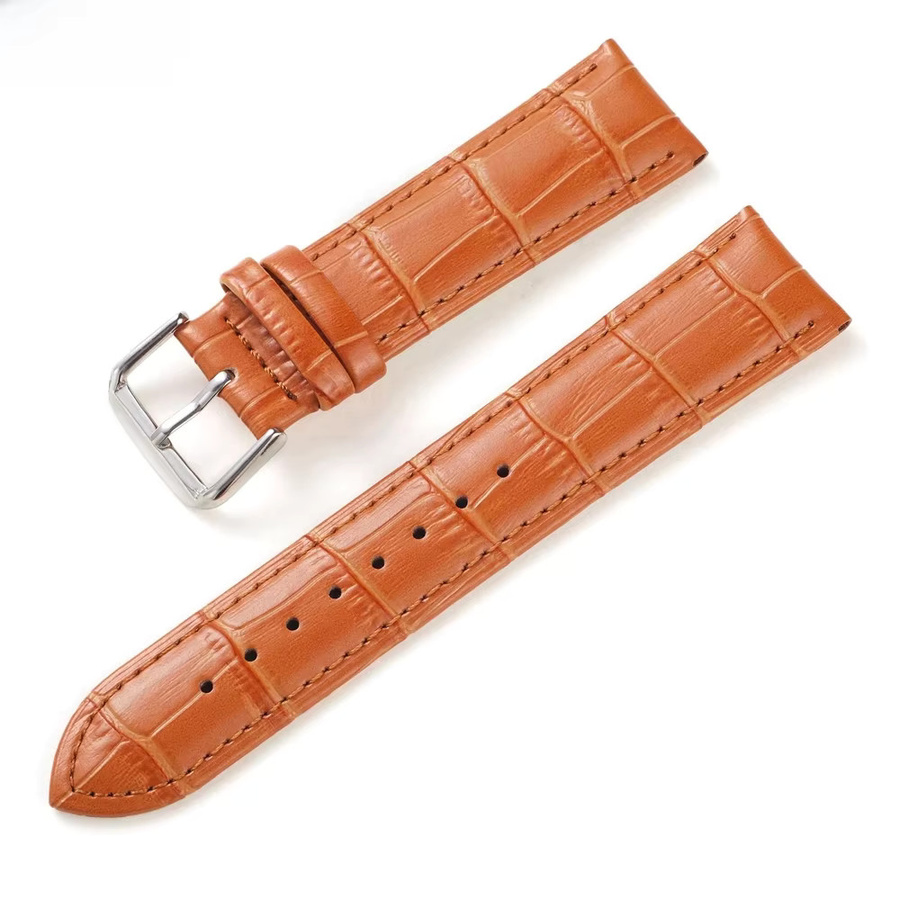 Uhrenarmband Rindsleder, Bambus Narbenmuster, Unisex - Bild 2