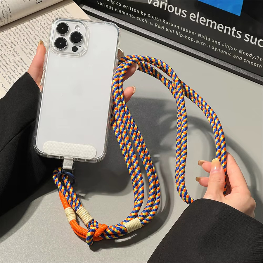 AKABEILA Handy-Umhängeband Personalisiertes Crossbody-Handyband in Multicolour als Trendiges Anti-Verlust-Seil und Schulterriemen mit Befestigungsstück - Bild 2