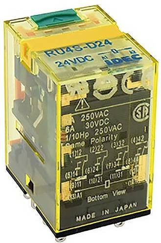 Idec RU Series Industrierelais Gelb, Nennspannung: 220 V/AC, Schaltstrom: 6A - Bild 1