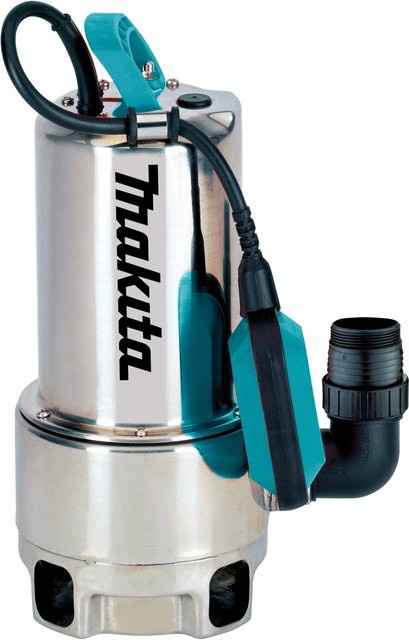 Makita Tauchpumpe PF 1110 für Klar- und Schmutzwasser aus Edelstahl in Silber - Bild 1