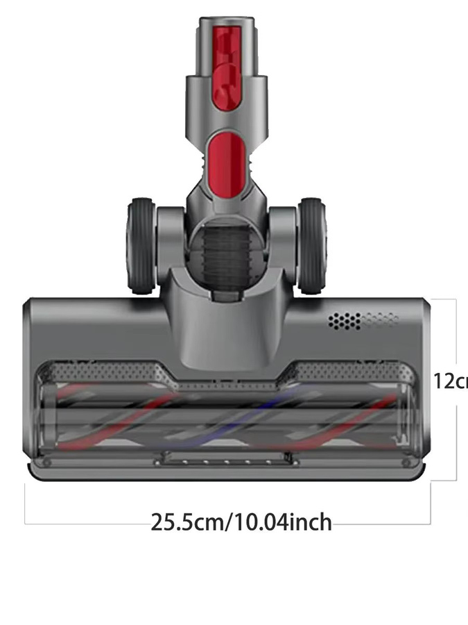 Dyson Bodenbürste mit Bürstenkopf und Fliesenreinigungswerkzeug in Grau für V7 V8 V10 V11 V15 Staubsauger - Bild 5