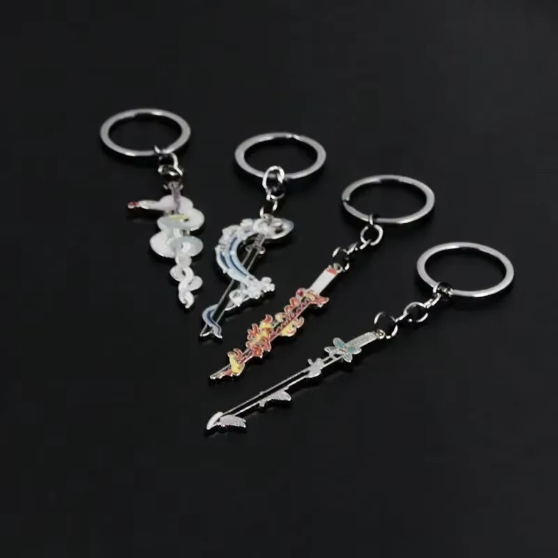 Bandai Demon Slayer Schwert Schlüsselanhänger, Metall, Bunt / Mehrfarbig - Bild 3