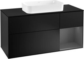 V&B Waschtischunterschrank Finion in Blau, Breite: 120 cm, Tiefe: 50,1 cm - Bild 1