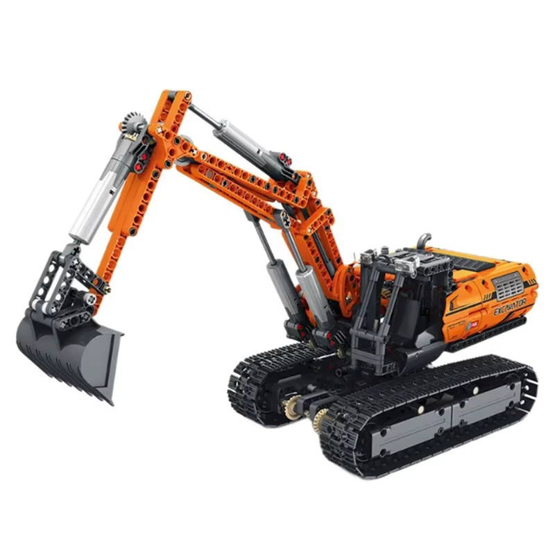 XMWL Technischer RC-Bagger, Baukasten, ferngesteuert, 1106 Teile - Bild 4