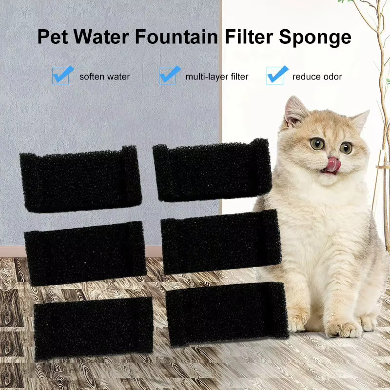 RONLOOL Schwamm Filter für Tier Trinkbrunnen als Ersatzteil für Katzen und Hunde - Bild 5