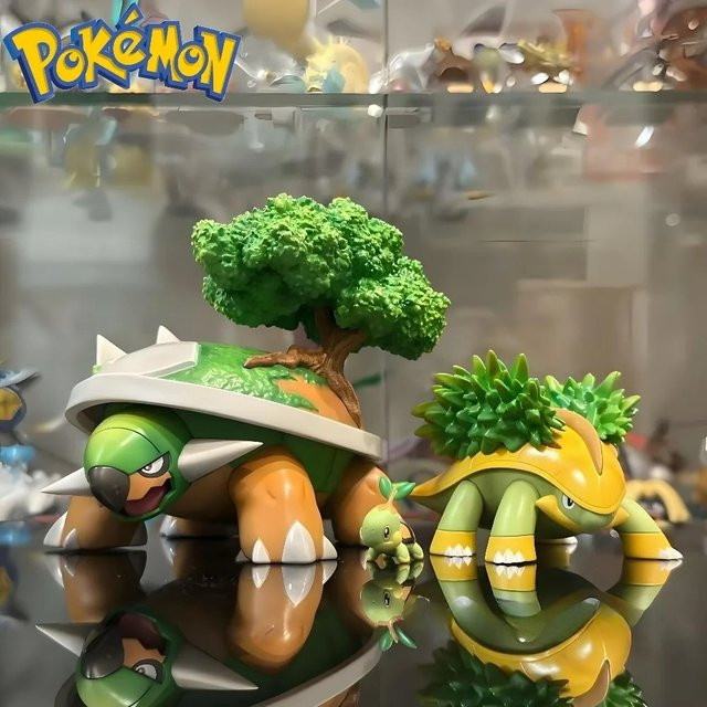 Potdemiel Pokémon Torterra Evolutionary Group Actionfiguren, PVC, Set / Bundle - Bild 1