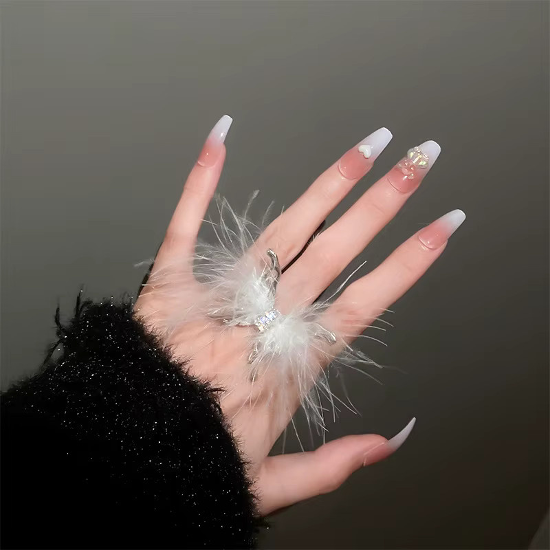 HNKMP Schmetterling Ringe für Nagel-Fotografie, Unisex - Bild 5