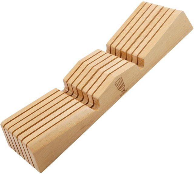 Fackelmann Schubladeneinsatz für Messer in Beige und Wood, B: 35,0 cm, T: 18,6 cm, H: 4,4 cm - Bild 1