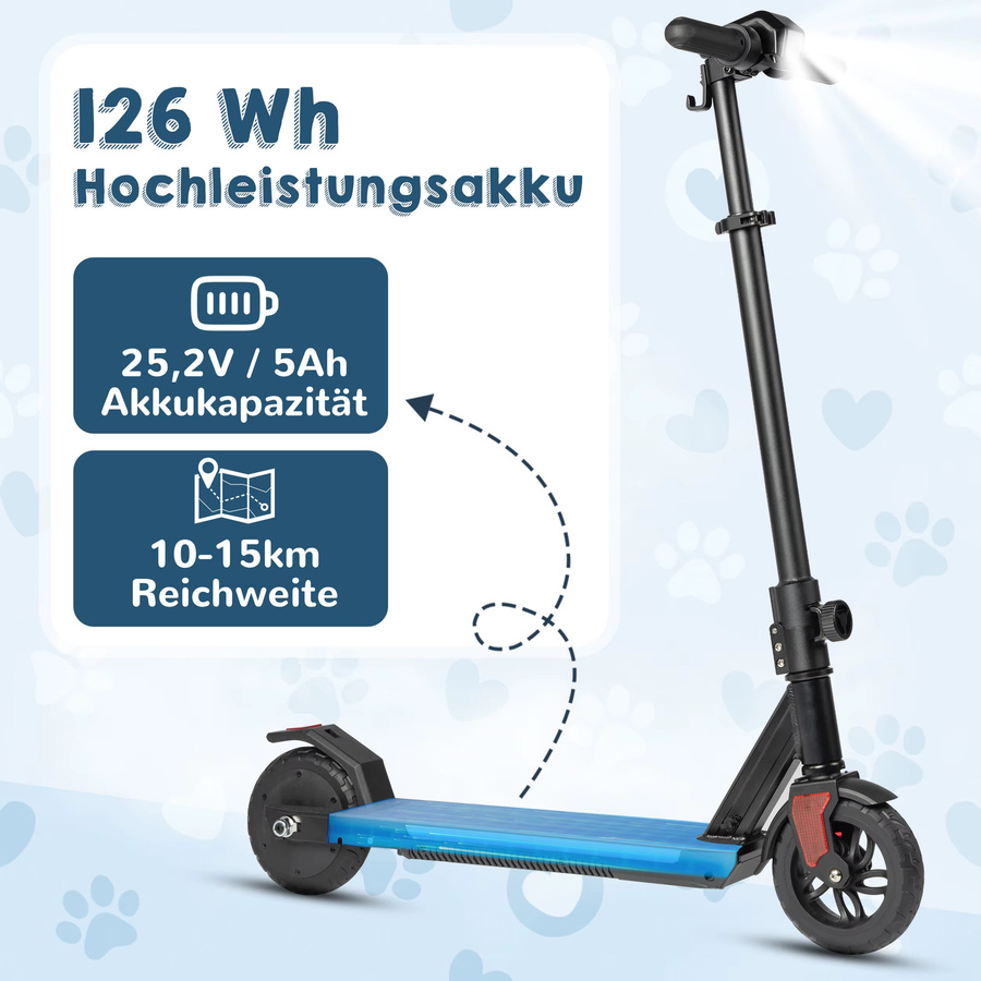 Vankel Kinder E-Scooter, Elektroroller, ab 10 Jahre - Bild 3