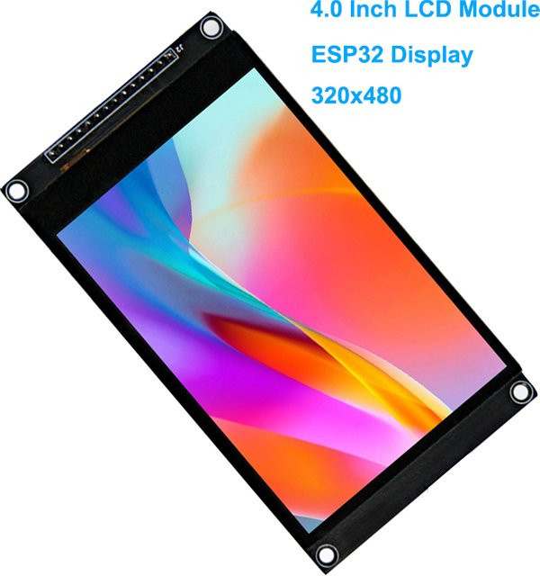 FUNKEYDO 4,0 Zoll SPI TFT LCD Modul ST7796 TN Kapazitiver Touch Bildschirm Schwarz für ESP32, Arduino und STM32, Auflösung 320x480 - Bild 1