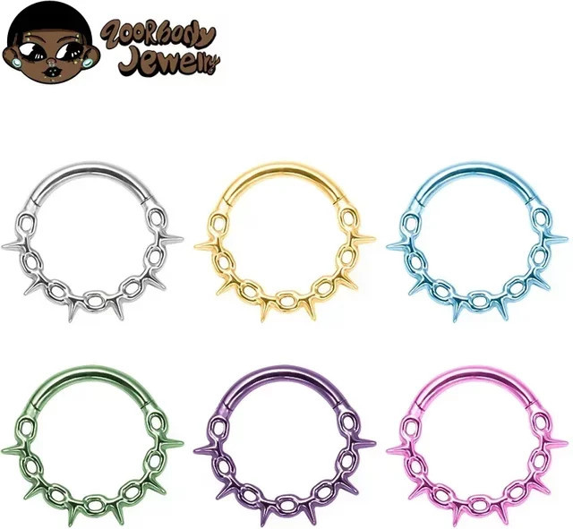 ZOORBODY JEWELRY Piercing Ring, Titan, Unisex - Bild 1