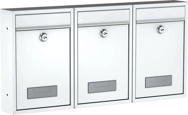BASI Briefkasten Set Basi BK 100M in Matt Weiß - Bild 1