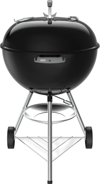 Weber Original Kettle Holzkohlegrill aus porzellanemailliertem Stahl, Schwarz, Durchmesser: 57 cm - Bild 1