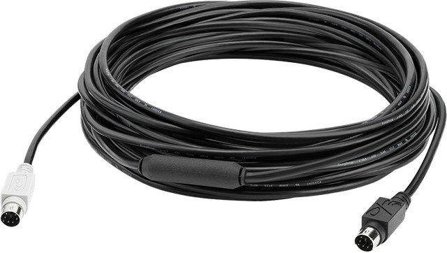 Logitech GROUP Kamera-Verlängerungskabel PS/2 auf PS/2 in Schwarz, Länge: 10 m - Bild 1