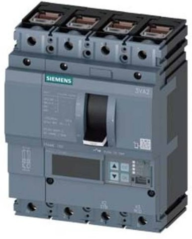 Siemens 3VA2116-8KP46-0AA0 Leistungsschalter in Grau mit einem Einstellbereich von 63 - 160A und einer maximalen Schaltspannung von 690 V/AC - Bild 1
