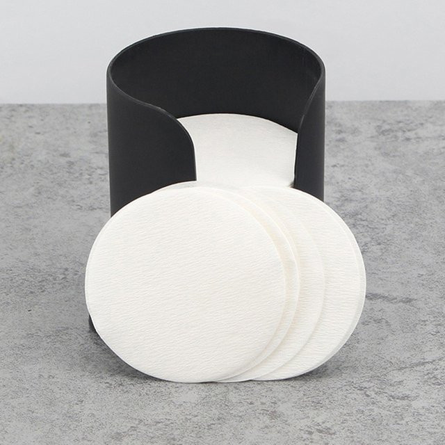YRP Filterpapierhalter für Kaffeemaschinen in Weiß, 100 Stück für Durchmesser 51 mm, 53,5 mm, 58,5 mm, 60 mm und 64 mm - Bild 1