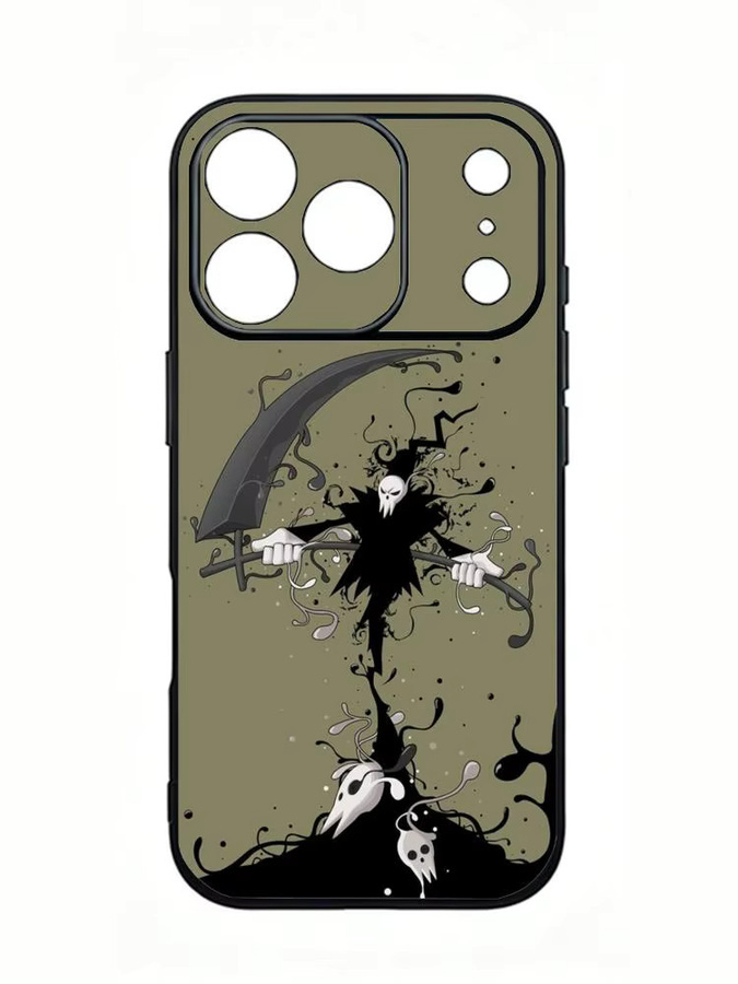 Anime Passionate Soul Eater Handyhülle in Schwarz Matt, stoßfest und dünn für iPhone 17, 16, 15 und 14 Pro Max - Bild 6