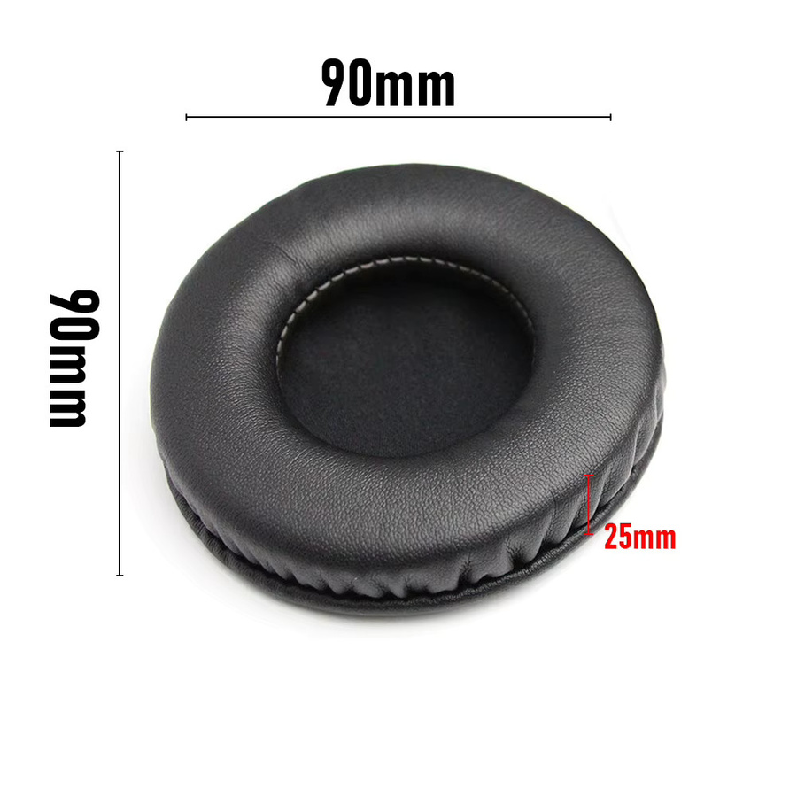 VODOOL Ersatz-Ohrpolster aus Proteinleder für JBL E50 E50BT S500 S700 in Schwarz - Bild 3