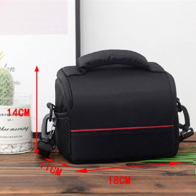 DigitalZone Multifunktionale professionelle Einzelschulter-Diagonal-SLR-Kameratasche aus Polyester in Schwarz S - Bild 1