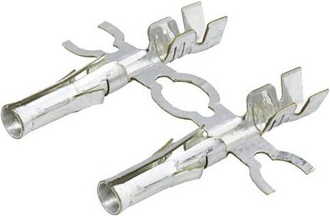 Molex Crimpkontakt 02-09-1117 aus Messing in Silber auf einer Vollrolle - Bild 1