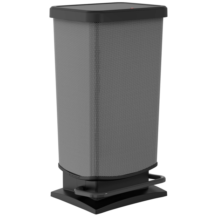 Rotho Treteimer PASO mit Trittmechanismus und Softclose, 40 Liter, Farbe: Carbon/Grau - Bild 5